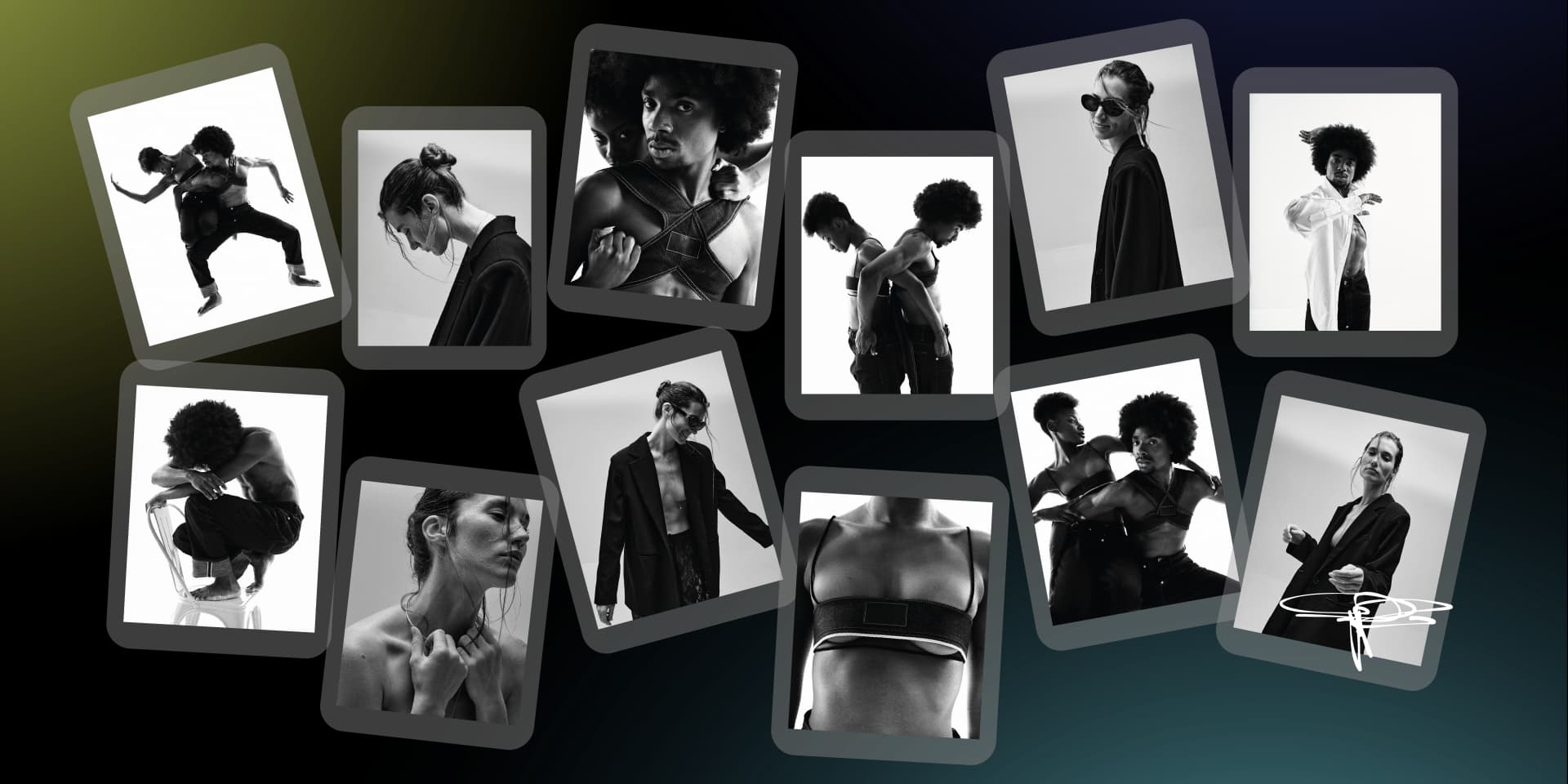 Collage de fotografías realizadas por estudiantes del workshop de fotografía e iluminación profesional de Mokenla