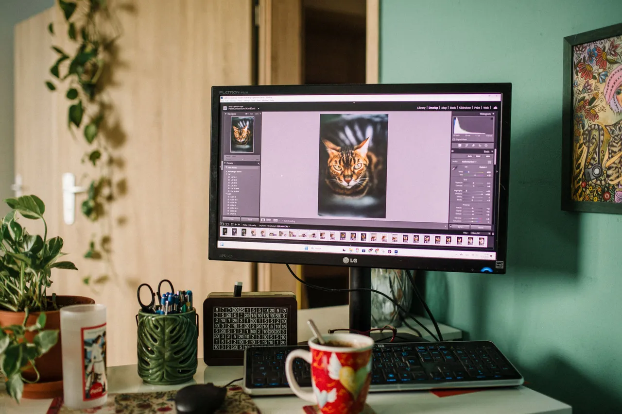 Escritorio de trabajo con varias herramientas digitales abiertas en pantalla