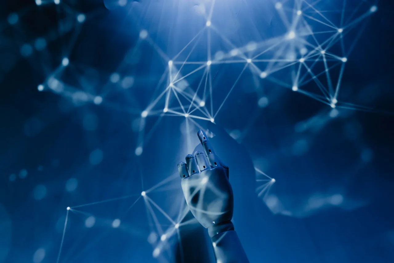 Concepto abstracto de inteligencia artificial generativa